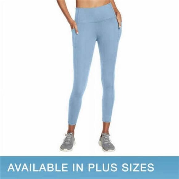 Skechers Pants - Skechers designer Womens 7/8 Gowalk Tight (Blue, XX-Large)